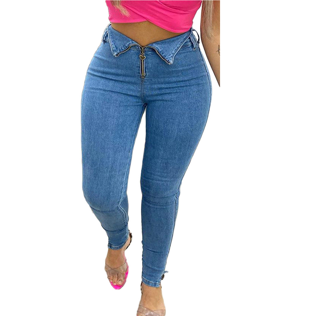 Fashion Casual Jeans with Embellishments Fashion Casual Jeans with Embellishments